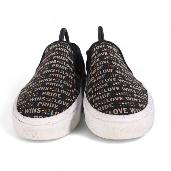 Vans Asher Classic Slip-on "Pride" Skate Shoes Multicolor Women's 10 - Picture 3 of 11